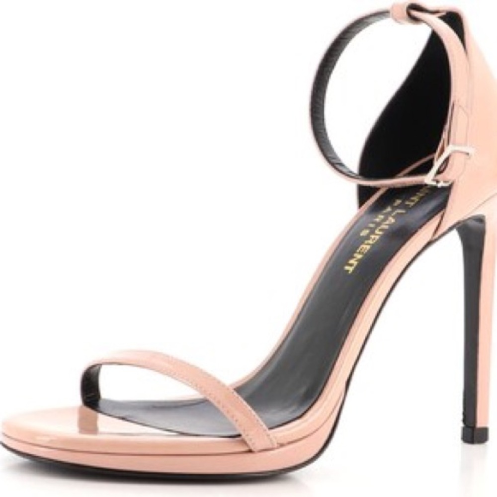 Saint Laurent Nude Ankle strap sandal